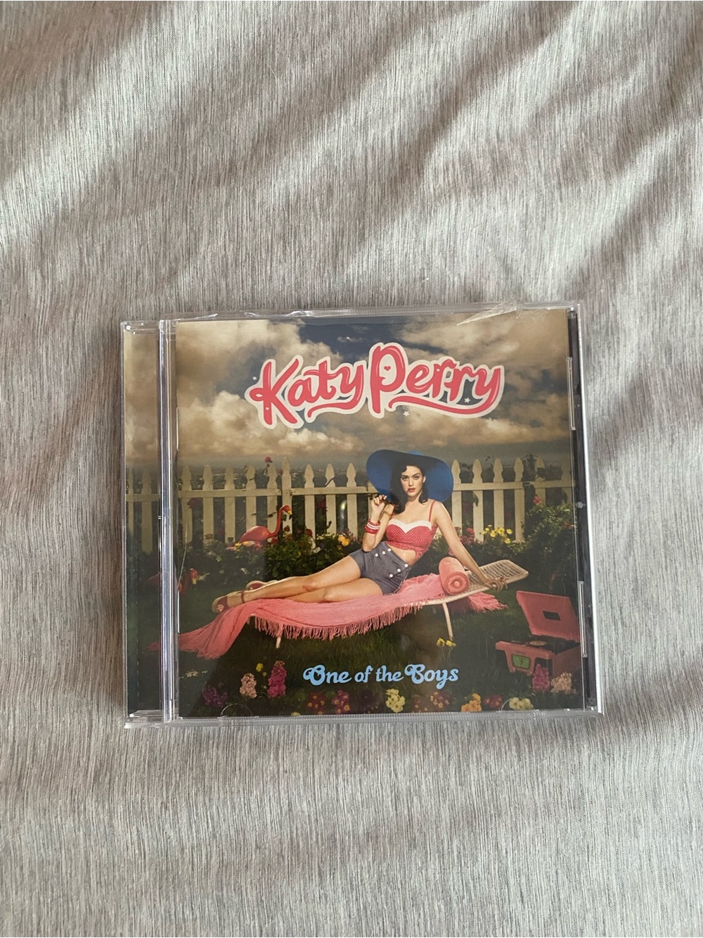 Katy Perry Collections One of the Boys CD with Pink and Blue Cover Art